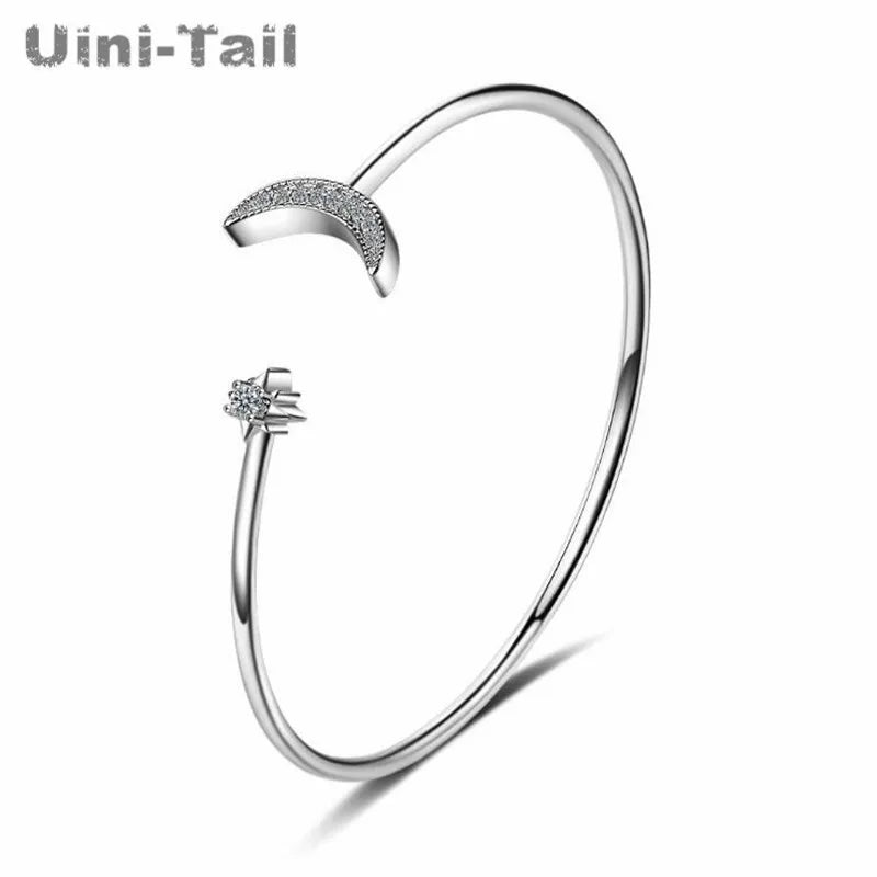 925 Silver Stars Moon Bracelet Sweet