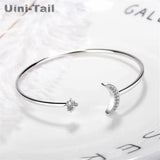 925 Silver Stars Moon Bracelet Sweet