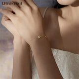 Tibetan Silver Letter U Bracelet - High Jewelry