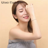 Uini-Tail hot 925 Tibetan silver small fresh five-pointed star bracelet