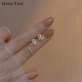 Uini-Tail 925 Silver Duck Earrings