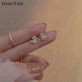 Uini-Tail 925 Silver Duck Earrings