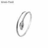 Uini-Tail 925 Tibetan Silver Snake Bracelet