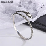 Uini-Tail 925 Tibetan Silver Snake Bracelet