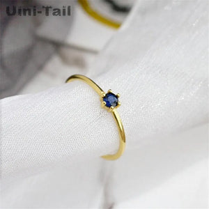 Uini Tail 925 Tibetan Silver Zircon Open Ring