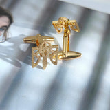 Ukraine National Emblem Cufflinks Stainless Steel Shirt Cufflinks