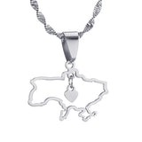 Ukraine Necklace for Women Girls Ukrainian Ethnic Jewelry Pendant