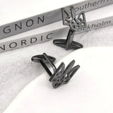 Ukrainian Symbols Cufflinks For Men Stainless Steel Shirt Charm Groomsman Gift