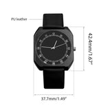 Men's PU Leather Watch - Birthday Gift Y2351