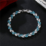 Crystal Leaf Bracelets for Women BR0004