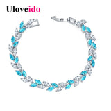 Crystal Leaf Bracelets for Women BR0004