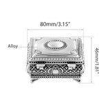 Alloy Jewelry Storage: Rectangle & Heart Shaped for Ring Necklace Earrings