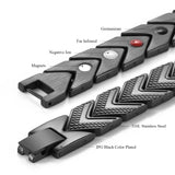 Men's Magnetic Bracelet Stainless Steel Health Care Power Jewelry