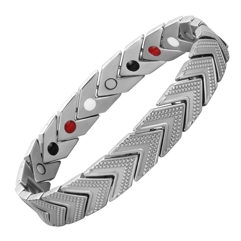 Men's Magnetic Bracelet Stainless Steel Health Care Power Jewelry