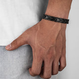 Men's Magnetic Bracelet Stainless Steel Health Care Power Jewelry
