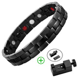 Men's Titanium Steel Magnetic Bracelet Pain Relief