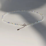 Shijia Crystal Necklace Silver-plated Light Texture Layered Gift