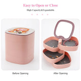 Umaru Jewelry Storage Box Organizer Travel Portable Jewelry Case Boxes