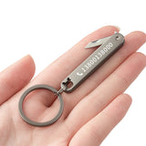 Drive Safe Lettering Keyring Anti-lost Car Keychain