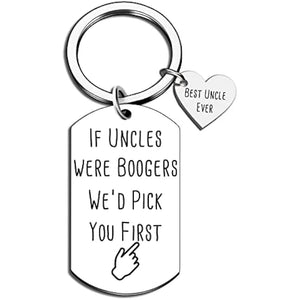 Funny Uncle Aunt Keychain for Xmas Bday