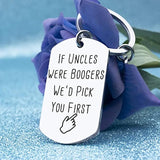 Funny Uncle Aunt Keychain for Xmas Bday
