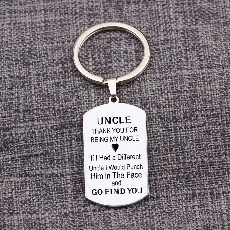 Uncle Keychain from Niece Nephew Xmas Gift