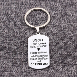 Uncle Keychain from Niece Nephew Xmas Gift