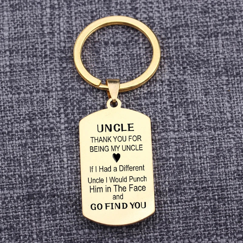 Uncle Keychain from Niece Nephew Xmas Gift