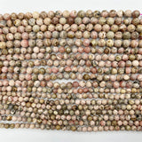 Natural Undyed Argentina Rhodochrosite Gemstone Beads 6/8/10MM