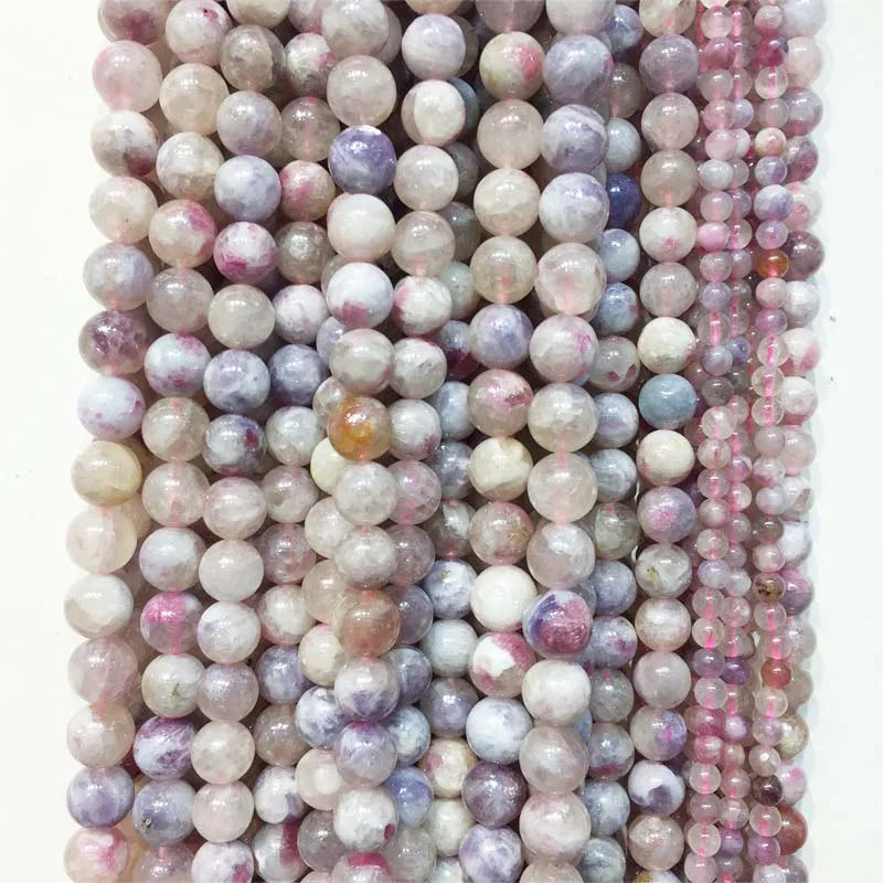 Natural Rubellite Gemstone Beads for Jewelry Making 6/8/10MM