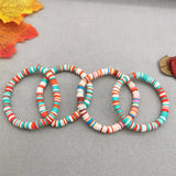 Bohemian Bracelet Personalized Holiday Gift Elastic Bangle Jewelry Set