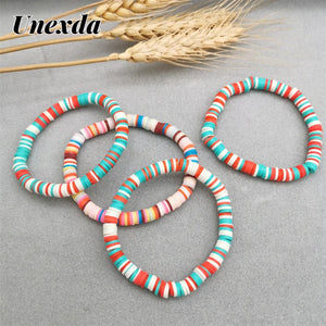 Bohemian Bracelet Personalized Holiday Gift Elastic Bangle Jewelry Set