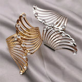 Boho Rhinestone Charm Bracelet Plated Bangles Wedding Party Favor