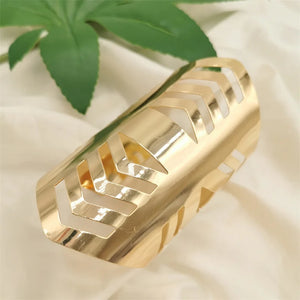 Gothic Hollow Cuff Bangle for Women