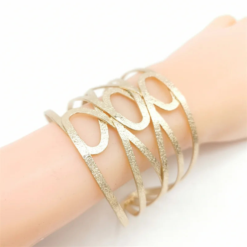 Vintage Women Bracelet Geometric Bohemian Cuff Bracelet