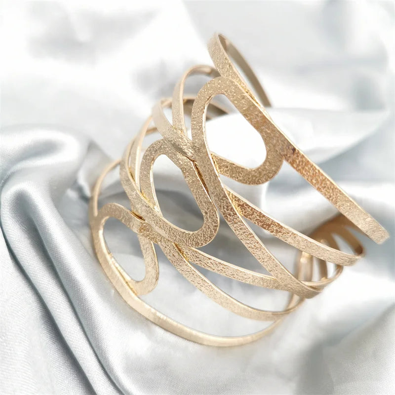 Vintage Women Bracelet Geometric Bohemian Cuff Bracelet