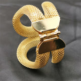 Braided Boho Cuff Bracelet for Women