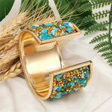 Ethnic Light Bracelet Natural Stone Rhinestone Charm Bohemian Jewelry