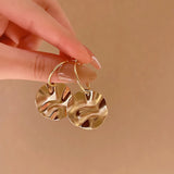 Metal Irregular High-end Sense Ins Earrings