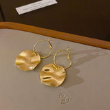 Metal Irregular High-end Sense Ins Earrings