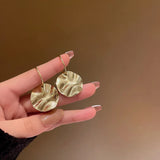 Metal Irregular High-end Sense Ins Earrings