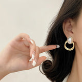French Vintage Pearl Earrings High-Level Women Stud Earrings