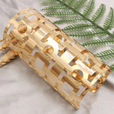 Women's Gothic Bangles Geometric Cutout Bracelet