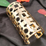 Women's Gothic Bangles Geometric Cutout Bracelet