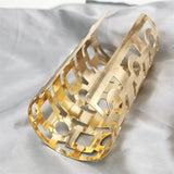 Women's Gothic Bangles Geometric Cutout Bracelet