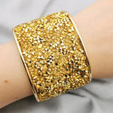 Crystal Bracelet Punk Jewellery Cuff Bangle