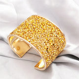 Crystal Bracelet Punk Jewellery Cuff Bangle