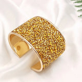 Crystal Bracelet Punk Jewellery Cuff Bangle