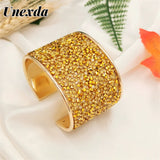 Crystal Bracelet Punk Jewellery Cuff Bangle