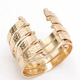 Multi-layered Gothic Bracelet Ethnic Jewelry Minimalist Statement Bracelet